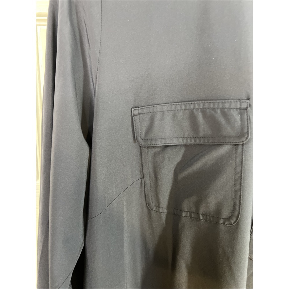 Orvis Navy Florence‎ Travel Dress NWT Size XL Long Sleeve Pack & Go Polygiene - Picture 3 of 13